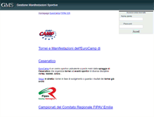 Tablet Screenshot of manifestazioni-sportive.it
